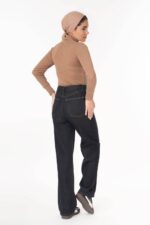 شلوار B3276جین نیم بگ رویال - Image 5