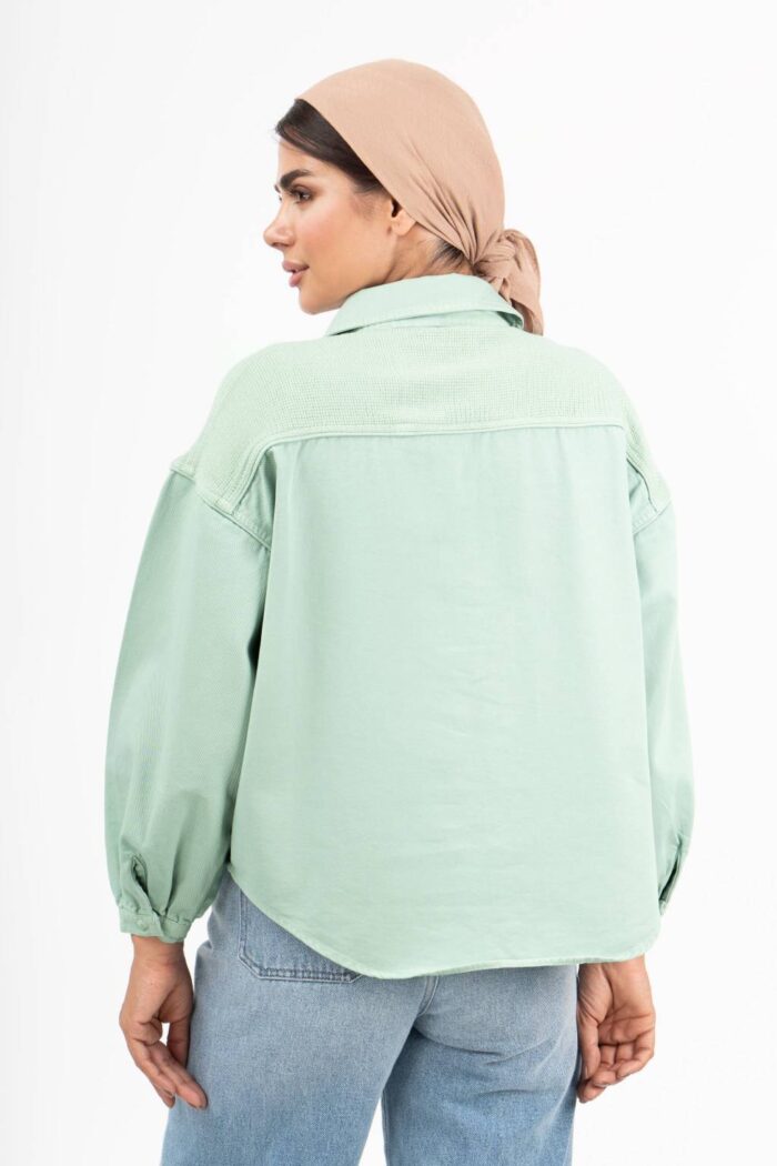شومیز B3265 کتان رویال جینز - Image 3