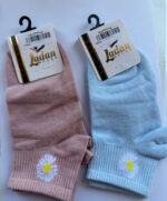 جوراب D1217 طرح بابونه