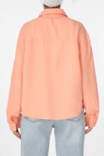 شومیز B3319 سیلک نیلوا رویال قد 55 - Image 12