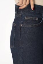 شلوار B3276جین نیم بگ رویال - Image 3
