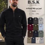 بلوز نیم زیپ سلانیک بیسیک A6369