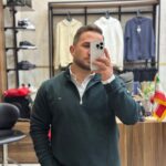 بلوز نیم زیپ سلانیک یقه ایستاده A6368