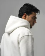 هودی سفید SNUG دورس سه نخ پنبه A6379 - تصویر 4